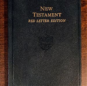 Vintage The New Testament Red Letter Edition