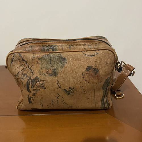 Vintage Guy Laroche leather shoulder bag like new, brown