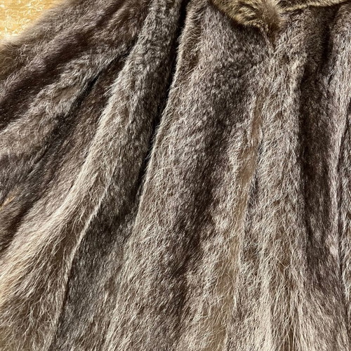 Raccoon fur like new, medium/large, genuine, made in America