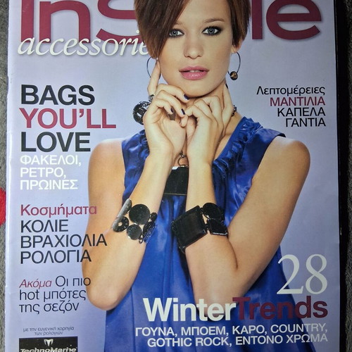 InStyle Accessories Winter Trends November 2008 like new