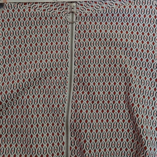 Primark women's skirt size 32 white and red, like new