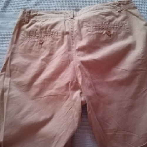Benetton cotton bermuda shorts like new, beige, size L