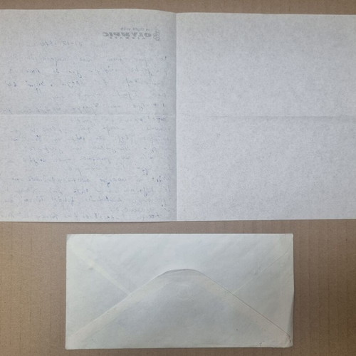 Olympic Airways letter and envelope 1974 used