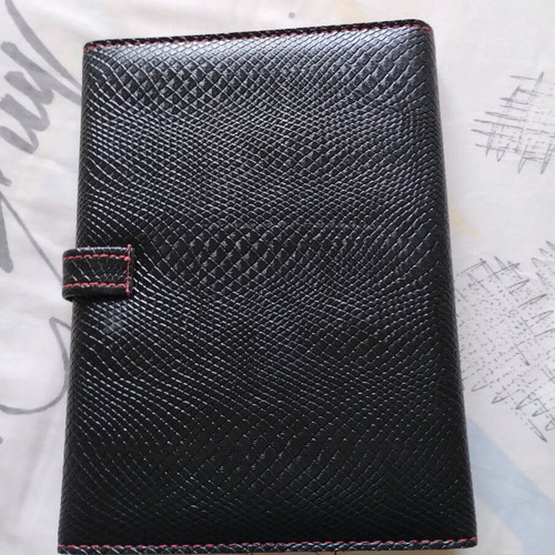 Agenda with solar calculator and notebook like new