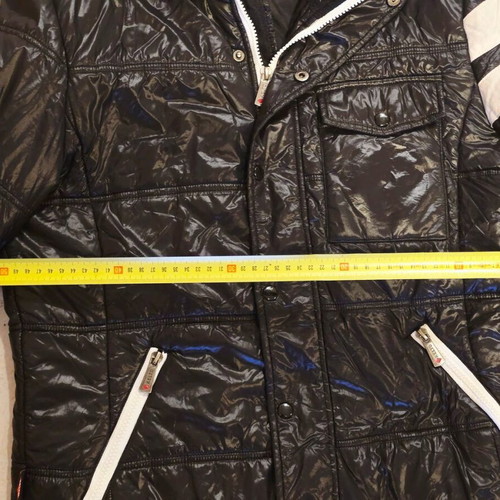 Kelto shiny kids jacket like new, black, size 13-14 years