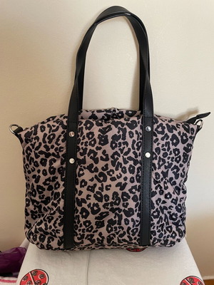 Animal Print Handbag and Crossbody Bag Primark new, beige and brown