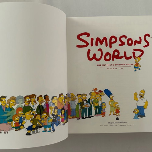 Simpsons World The Ultimate Episode Guide Seasons 1-20 Like New