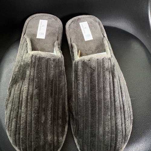 Ανδρικές παντόφλες Lazar & Luca καινούργιες, βελούδινες και μάλλινες