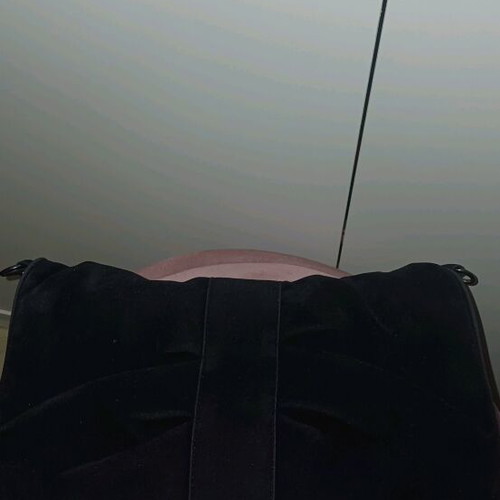 Tally shoulder bag used, black with bow detail