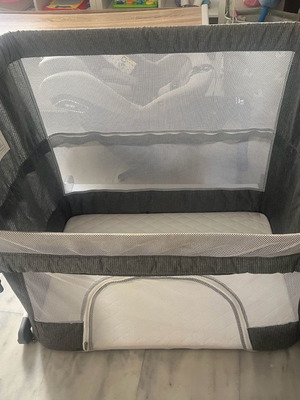 Bebe Stars side to side plus 2in1 grey cradle like new