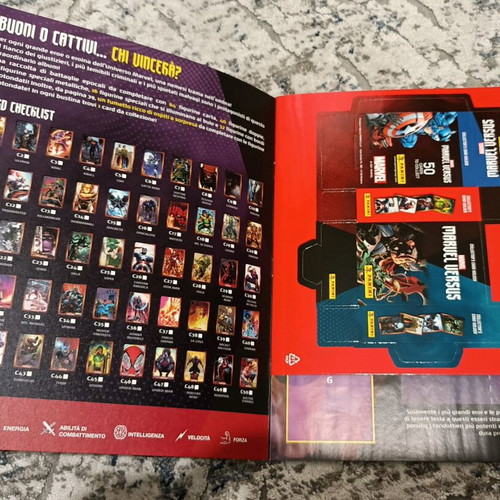 Panini Marvel Versus 2021 album new, Italian edition