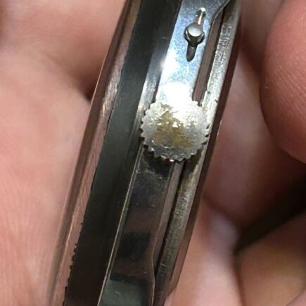 Slava mechanical wristwatch with 26 jewels like new, black and silver