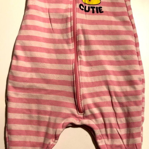 Lupilu cotton sleeping bag used for baby girl 12-24 months TOG 2.0 pink