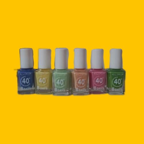 Nail polish elixir set of 6 like new