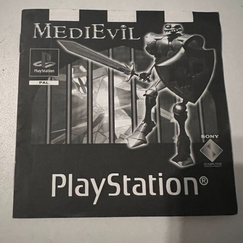 Medievil Greek manual like new for PlayStation (PS1)