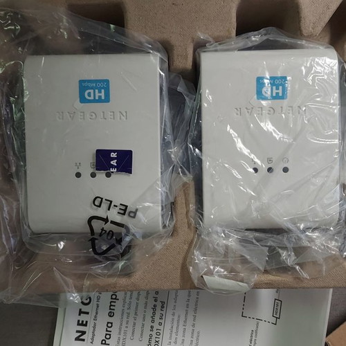 Netgear HDX101 Powerline HD Ethernet Adapter set of 2 used