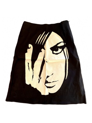 Black skirt with off white figure from London size Small