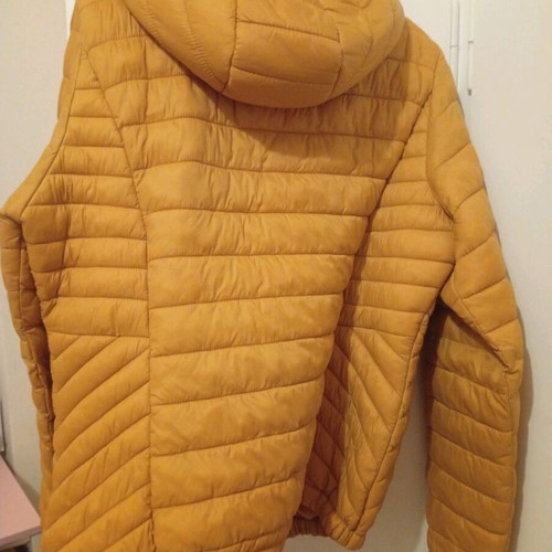 Hooded jacket new, yellow, size XL