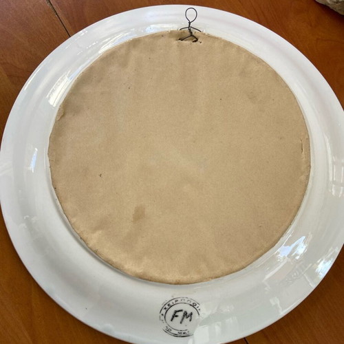 Vintage handmade ceramic with mirror used