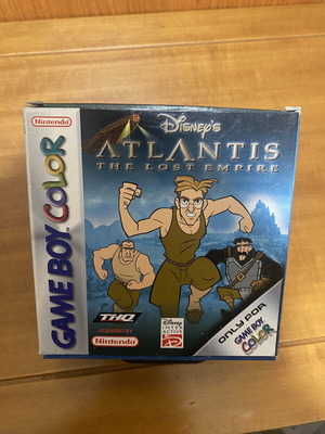 Atlantis The Lost Empire Game Boy Color game boxed