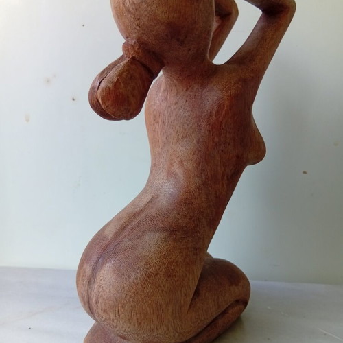 Wooden nude body figure, 20 cm