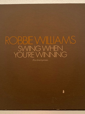 Robbie Williams Swing When You're Winning 5-trk promo CD single μεταχειρισμένο