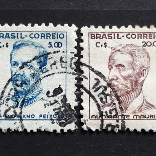 Γραμματόσημα Βραζιλίας 1941 & 1942, διάσημες προσωπικότητες, σαν καινούργια
