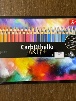 Stabilo Carbothello metal case with 60 pencils new