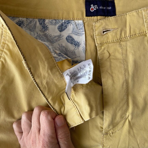 Dur men's shorts like new, size 32, yellow