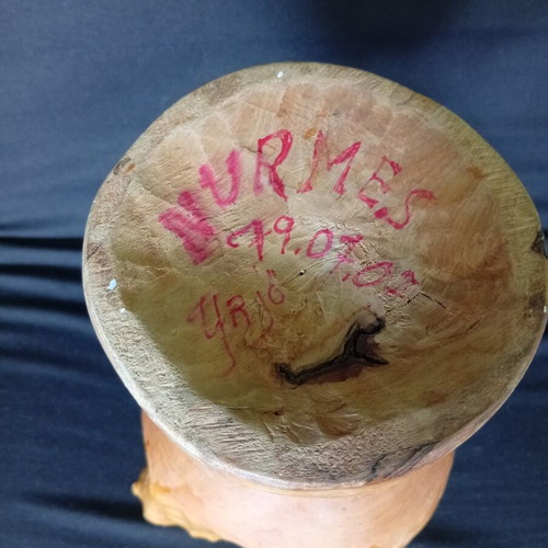 Wooden cup used, Finnish birch 22/14 cm