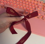 Dior cotton ribbon used