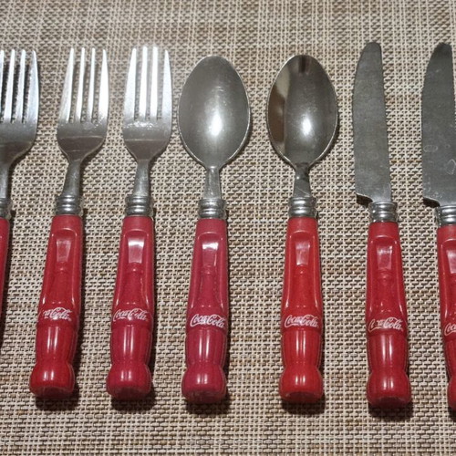 Coca Cola cutlery set of 9 pieces