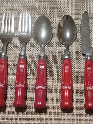 Coca Cola cutlery set of 9 pieces