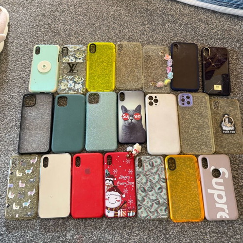 iPhone Samsung mobile phone cases like new, pack of 20