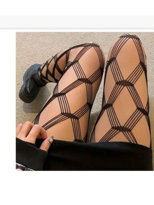 Tights Romb new, black