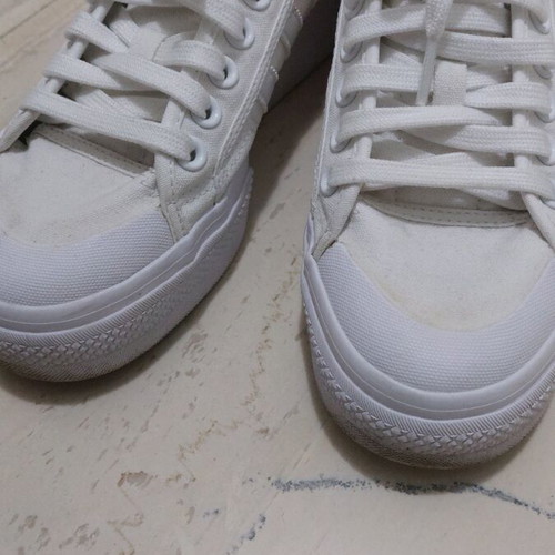 Adidas Nizza shoes like new, white and black, size 41-41.5