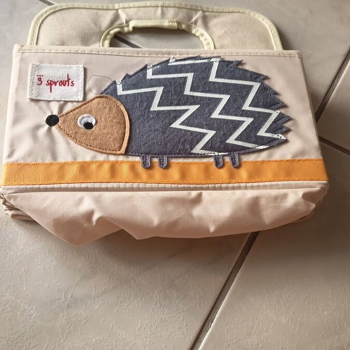 3 Sprouts Diaper Caddy like new, hedgehog design