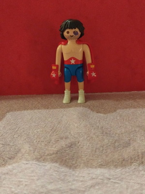 Playmobil Winner Boxer with Gloves and Cape Mystery Series 13 9332 like new