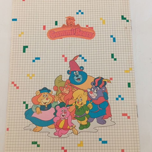 Collectible notebooks from the 1980s used, pack of 4