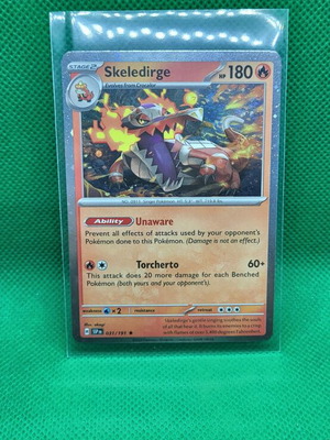 Skeledirge 031/191 Surging Sparks SV Cosmos Holo Rare Pokemon Card σε άριστη κατάσταση