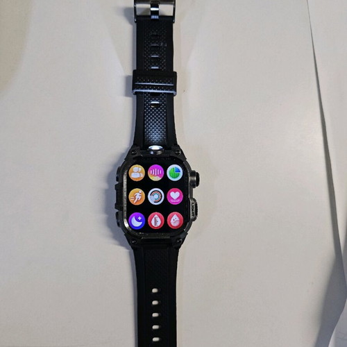Smartwatch new with led flashlight, Bluetooth call and heart rate monitor