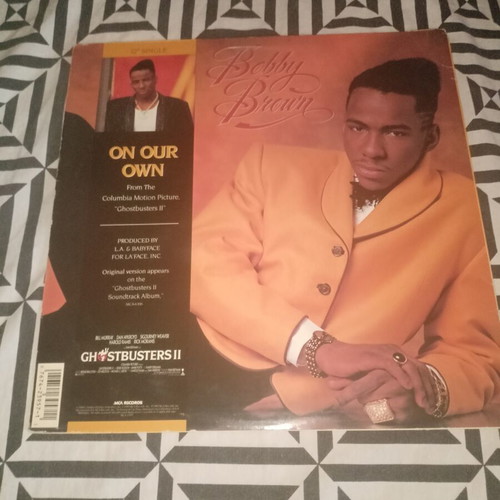Bobby Brown On Our Own 12" vinyl single 1989 Ghostbusters II soundtrack