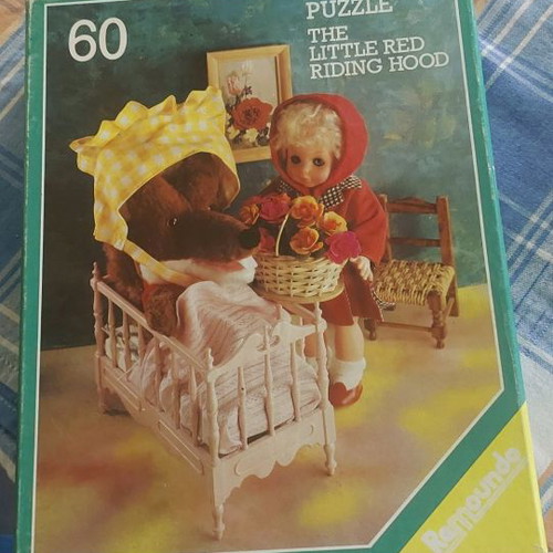 Puzzle The Little Red Riding Hood rare, complete