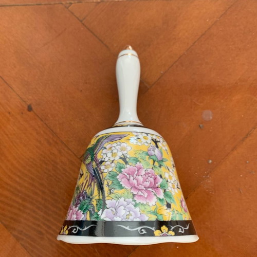 Porcelain bells, pack of 2, Japanese and English design