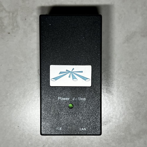 Ubiquiti GP-240-050 PoE adapter used, 24V 0.5A injector