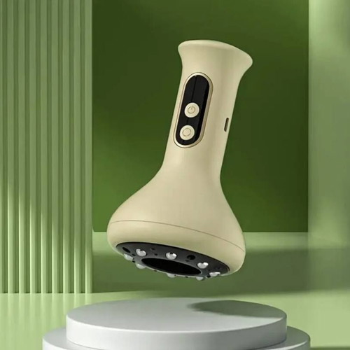 Electric massager new with 9 speeds, heating function and 8 steel balls