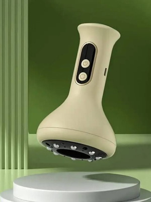 Electric massager new with 9 speeds, heating function and 8 steel balls
