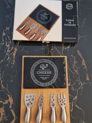 Trio Plateau de Fromages cheese serving set