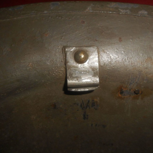British Army 1940 WWII Steel Helmet MK III used