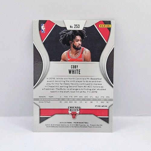 Panini Prizm Coby White Green Rookie Card Like New